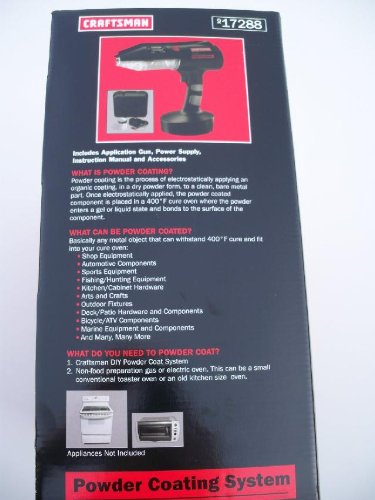 Craftsman Complete Portable Powder Coating System