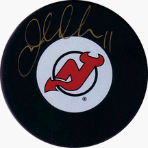 John Madden New Jersey Devils Autographed New Jersey Devils Puck