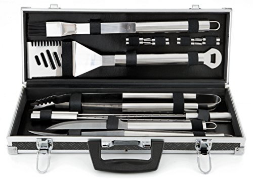 Mr. Bar-B-Q 18-Piece Tool set with Case