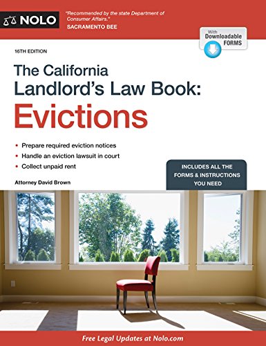 California Landlord's Law Book, The: Evictions: Evictions (California Landlord's Law Book Vol 2 : Evictions)