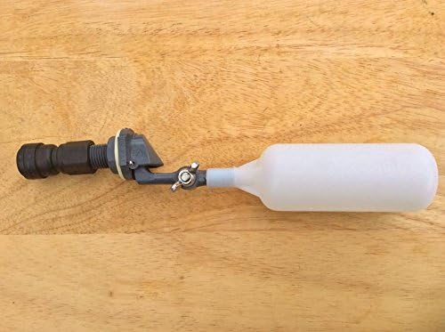 Kerick Mini Adjustable Float Valve with Uv Resistant 3/8 Inch OD Hose Quick Connector
