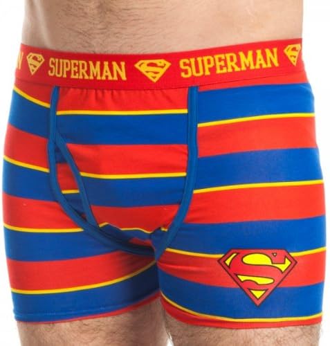 DC Comics Striped Boxer Briefs Underwear