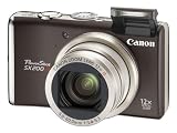 Canon PowerShot SX200 IS Digitalkamera (12 Megapixel, 12-fach opt. Zoom, 7,6 cm (3 Zoll) Display) Black