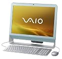 Sony VAIO VGC-JS3E/G.G4 20.1 Zoll Desktop-PC (Intel Pentium E7400 2.8GHz, 4GB RAM, 500GB HDD, NVidia GeForce 9300M GS, <acronym title=