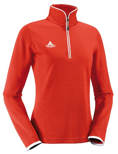 VAUDE Damen Shirt Rannoch Half Zip, orange, 34 Preisvergleich