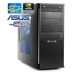 PC - CSL Speed 4708 (Core i7) - Gaming QuadCore! PC-System mit Intel Core i7-2600 4x 3400 MHz, 1000GB SATA, 8192MB DDR3, GeForce GT 520 2048MB, DVD-RW, CardReader, 7.1 Sound, GigLAN, USB 3.0