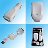 3 in 1 Charger Kit for iPod VIDEO 3G, 4G, 5G, NANO etc.