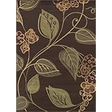 Dalyn Rugs Carlisle CR 560 8 Feet 2 Inch by 10 Feet Area Rug Chocolate
