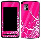 Fashion Flower Design Decal Protective Skin Sticker for LG VU