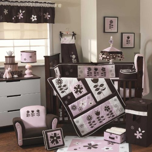 Flower Power 4 Piece Baby Crib Bedding Set by Lambs & Ivy product image