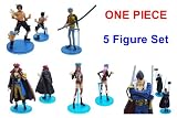 One Piece Set of 5 Hard to Find 5" to 6" Figures with Base and Accessoriesイメージ
