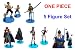 One Piece Set of 5 Hard to Find 5" to 6" Figures with Base and Accessories_s-1