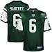 New York Jets Jerseys : Reebok NFL Equipment New York Jets #6 Mark Sanchez Green Premier Football Jersey