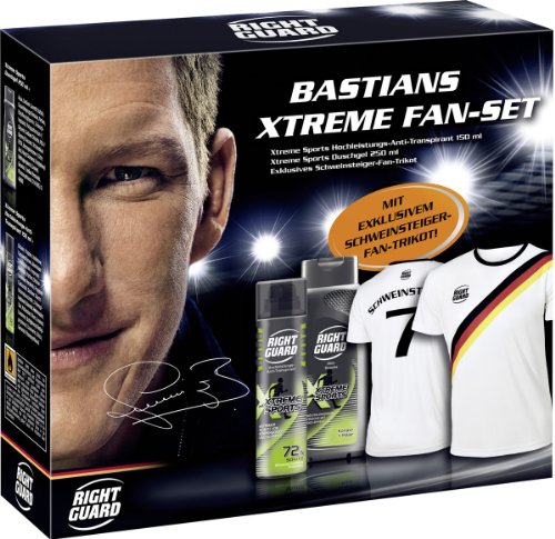 Right Guard Right Guard EM-Box Xtreme Sports Deospray/Duschgel/Schweinsteiger Trikot , 400 ml