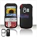 Rubber Feel Black Hard Case Cover for Palm Centro PDA SNAP-ON Protective