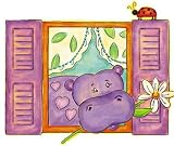 Hippo Digital Wall Accent Hippo Digital Wall Accent