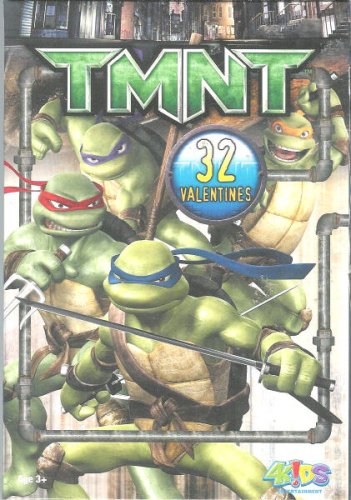  Teenage Mutant Ninja Turtles Tmnt Box of 32 Valentine Cards