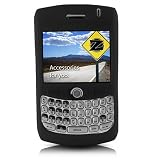 yooZoo Silicone Skin Case for RIM BlackBerry Curve 8300 series 8300 / 8310 / 8320 SmartPhone Cellphones - Midnight Black