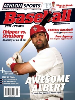 Albert Pujols unsigned 2011 St. Louis Cardinals Preseason Baseball Magazine