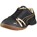 Puma Vellum 345856 08, Herren Sportschuhe - Indoor, schwarz, (black-black-team gold 08), EU 43, (US 10), (UK 9)