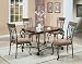 5 Piece Pack Dining Table and 4 High Back Chair #AD 91344,91345
