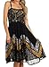 Sakkas Aphrodite Embroidered Batik Dress
