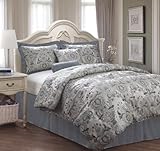 IMAGE OF 10 Piece Queen Kingston Jacquard Bedding Bed in a Bag Bedding Set