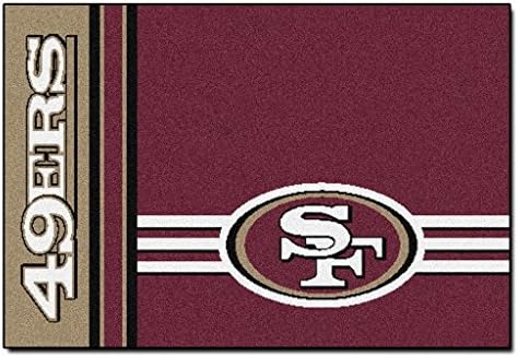 NFL Football San Francisco 49ers3 Custom Personalized Washable Area Rug and Door mat (16x24inch) for Decorative Indoor Outdoor