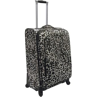 Nicole Miller Luggage 24" Camo Cheetah Exp. Spinner