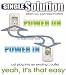 PowerBridge SSPBIW-6-WH Single Solution Flat Panel In-Wall Power Kit (Each, White) image 2