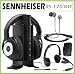 Sennheiser RS-170 Digital Wireless Headphone with Dynamic Bass and Surround Sound with Sony Studio Series Headphones and Sennheiser Earbud Headphones + Accessory Kit
