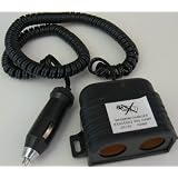 Buy 12 V VOLT 12V DC CAR CIGARETTE LIGHTER DUAL SOCKET EXTENSION ADAPTER CORD PLUG 8...