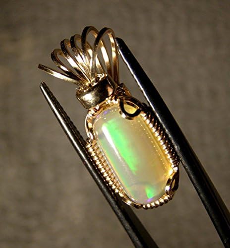 2039 Stunning Hand Made Precious Opal Pendant