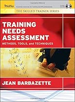 Training Needs Assessment: Methods, Tools, and Techniques