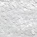 8mm Cup Sequins Oyster White Loose Facet Paillettes Made in USA