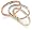 10k Tri-Colored Gold Diamond Stack Ring (1/4 cttw, J-K Color, I2-I3 Clarity), Size 5