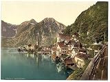 Hallstatt, Upper Austria, Austro-Hungary wall sized print (photochrom) photochrome , 8x10