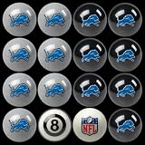 Detroit Lions Home and Away Complete Billiard Ball Set