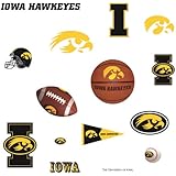 ROOMMATES RMK1745SCS University of Iowa Peel and Stick Wall Decals