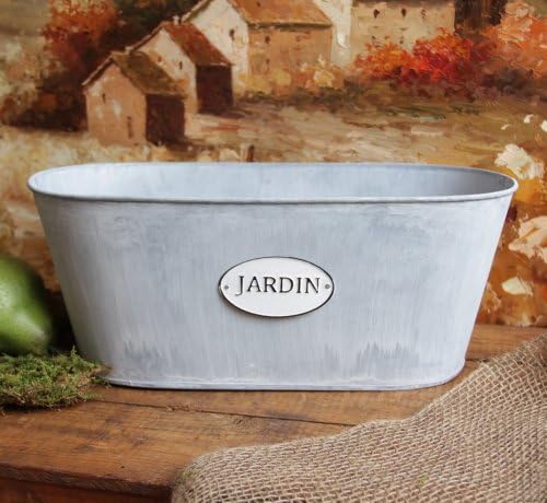 Planter, Bucket, Garden Decor, Antique Style