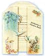 100 Capilla Series Wedding Invitations in English, 5.25" x 7"