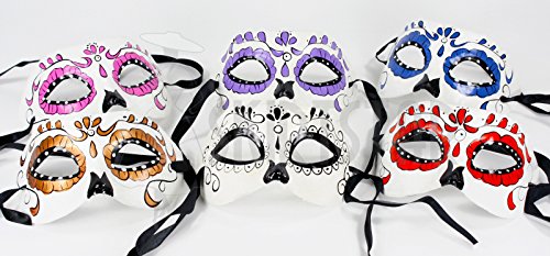 Women's Dia de los Muertos Sugar Skull Mask