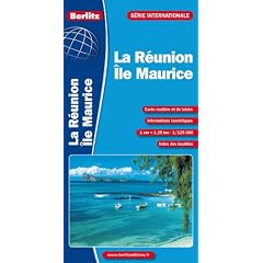 La R�union, �le Maurice - Carte routi�re et touristique