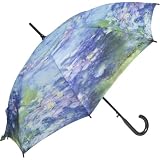 Galleria Monet Water Lillies Auto Stick Umbrella