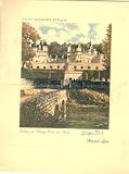 Transatlantique French Line S. S. De-Grasse 1933 Menu (English and French Text)