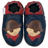 Robeez Pirate II Navy Soft Sole Baby Shoes 6-12 months * 08 Newest Collection -- We Have Large Selections! *
