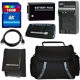 Panasonic DMC-FZ150K 12.1 MP Digital Camera Accessory Kit Includes 16GB SDHC Memory + Memory Reader + Memory Card Wallet + Replacement Battery Charger + Replacement Battery + Camera Case + HDMI Cable