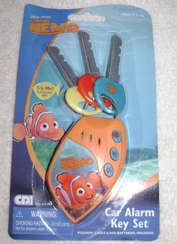 Disney Finding Nemo Toy Car Alarm Key Set with Sounds