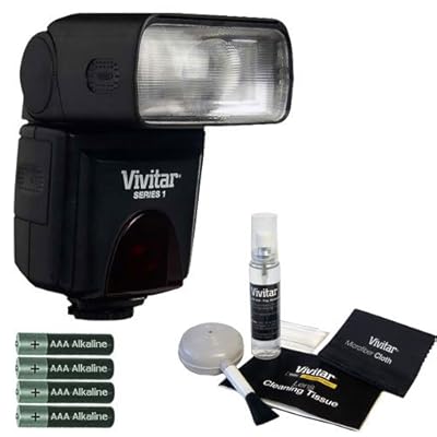 Vivitar DF283 Digital TTL Flash Bundle for Pentax K20D K200D K2000