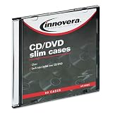 Innovera : Slim CD Cases, Clear, 50 Cases per Pack -:- Sold as 2 Packs of - 50 - / - Total of 100 Each